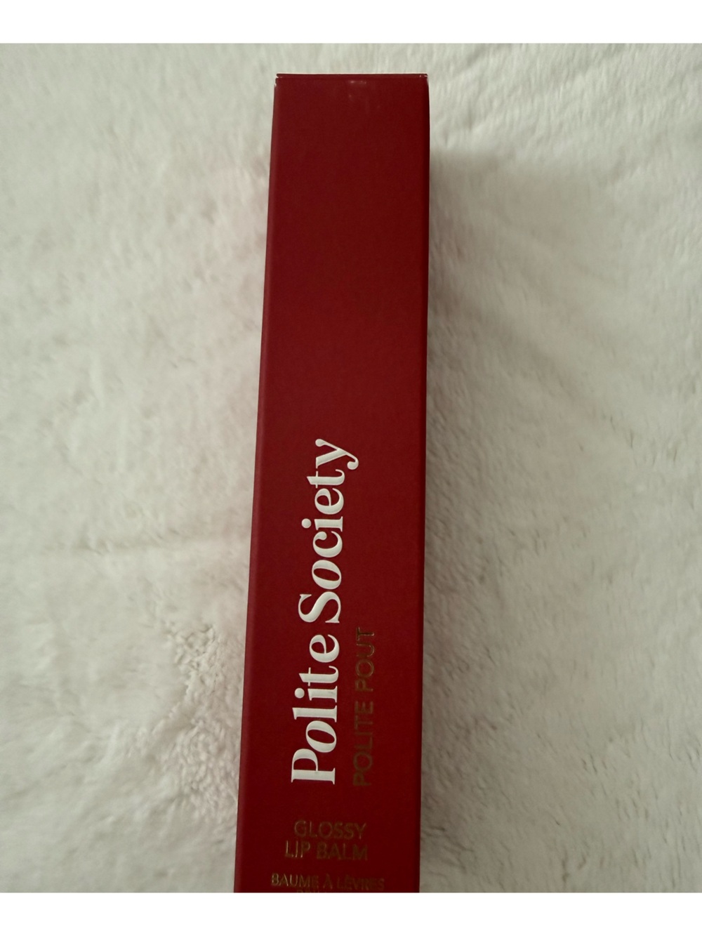 Polite Society Polite Pout Glossy Lip Balm - Shade Cinnamon Churro
